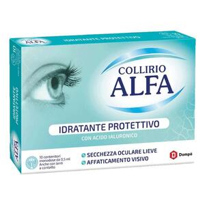 Collirio alfa - Idratante protettivo 10 flaconcini monodose
