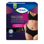 Tena Pannolone a mutandina assorbente  silhouette noir l vita bassa 10 pezzi